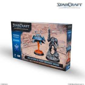 STARCRAFT set di miniature JIM RAYNOR AND POINT DEF DRONE archon studio SET DI MINIATURE età 14+