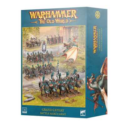 BATTLE MARCH ARMY armies of GRAND CATHAY warhammer THE OLD WORLD età 12+