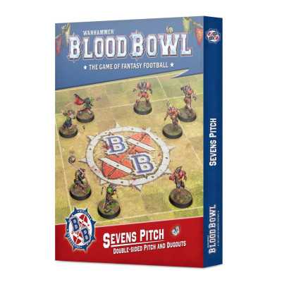 SEVENS double sided pitch and dugouts BLOOD BOWL games workshop IN INGLESE età 12+
