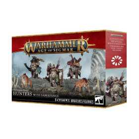 CACCIATORI CON DENTI A SCIABOLA hunters with sabrefangs OGOR MAWTRIBES warhammer AGE OF SIGMAR età 12+