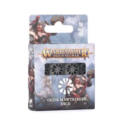 DADI DEGLI OGOR MAWTRIBES dice set DA 16 DADI warhammer AGE OF SIGMAR età 12+