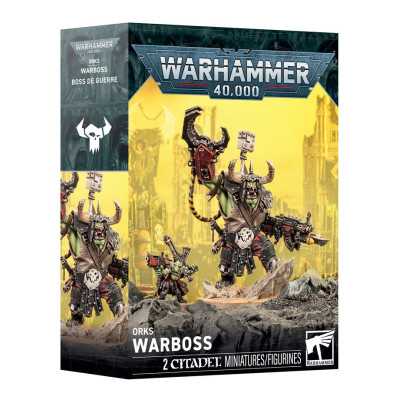 KAPOGUERRA orchi WARBOSS set di 2 miniature ORKS games workshop WARHAMMER 40K età 12+