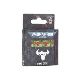 DADI DEGLI ORCHI dice set DA 16 DADI warhammer 40k ORKS età 12+