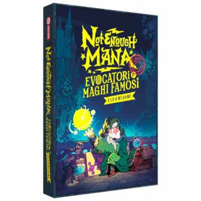 EVOCATORI E MAGHI FAMOSI espansione per NOT ENOUGH MANA gioco da tavolo IN ITALIANO età 18+