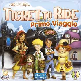TICKET TO RIDE PRIMO VIAGGIO gioco da tavolo PER FAMIGLIE asmodee IN ITALIANO età 6+