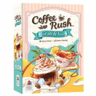 COFFEE RUSH GRAB & GO gioco da tavolo CON LE CARTE asmodee IN ITALIANO età 8+