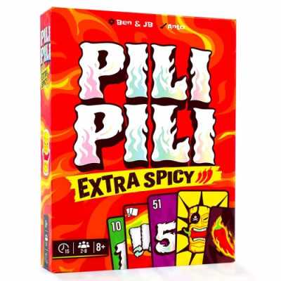 PILI PILI EXTRA SPICY gioco da tavolo CON LE CARTE asmodee IN ITALIANO età 8+