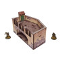 ITALY TERRACE elemento scenico WW2 micro art studio DIPINTO prepainted
