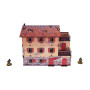ITALY LARGE HOUSE elemento scenico WW2 micro art studio DIPINTO prepainted