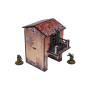 ITALY GATE BALCONY elemento scenico WW2 micro art studio DIPINTO prepainted
