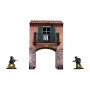 ITALY GATE BALCONY elemento scenico WW2 micro art studio DIPINTO prepainted