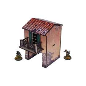 ITALY GATE BALCONY elemento scenico WW2 micro art studio DIPINTO prepainted