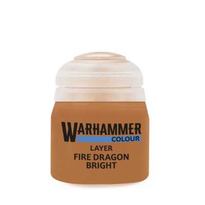 FIRE DRAGON BRIGHT colore Warhammer paint layer 12 ml arancione acrilico