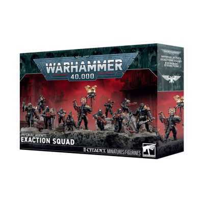EXACTION SQUAD set di miniature IMPERIAL AGENTS games workshop WARHAMMER 40K età 12+