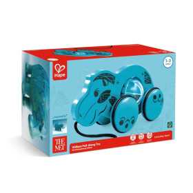 WILLIAM pull along toy HAPE da tirare E0535 gioco IPPOPOTAMO trainare HIPPO età 12 mesi +