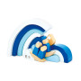 HOKUSAI GREAT WAVE BLOCKS SET the met HAPE in legno E0537 gioco EQUILIBRIO età 2+