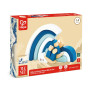 HOKUSAI GREAT WAVE BLOCKS SET the met HAPE in legno E0537 gioco EQUILIBRIO età 2+