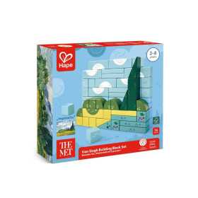 VAN GOGH BUILDING BLOCK SET the met HAPE in legno E0536 gioco EQUILIBRIO età 2+