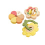 ARTFUL FLOWERS RATTLE TRIO sonagli FIORI in legno E0144 gioco HAPE età 6 mesi +
