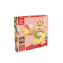 ARTFUL FLOWERS RATTLE TRIO sonagli FIORI in legno E0144 gioco HAPE età 6 mesi +