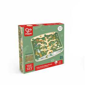 TREE OF LIFE MAZE PUZZLE percorsi IN LEGNO the met ALBERO gioco HAPE E0534 età 2+