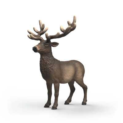 CERVO ROSSO AMERICANO schleich WILD LIFE miniatura in resina 14992 età 3+