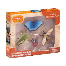 SET INSETTI schleich WILD LIFE miniatura in resina 42741 età 3+