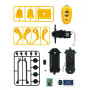 CANE ROBOT RADIOCOMANDATO rc robot dog MINI LAB kit scientifico BUKI età 8+