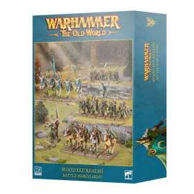 WOOD ELF REALMS set di miniature BATTLE MARCH ARMY warhammer THE OLD WORLD età 12+