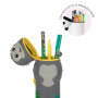 ASTUCCIO 2 in 1 GORILLA in silicone KAWAII wild but kind LEGAMI con zip