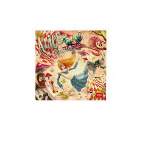 CALENDARIO 2027 da parete ALICE IN WONDERLAND quadrato LEGAMI cm18x18