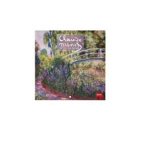 CALENDARIO 2027 da parete CLAUDE MONET quadrato LEGAMI cm18x18