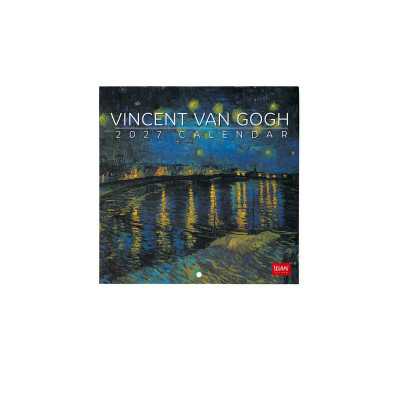 CALENDARIO 2027 da parete VINCENT VAN GOGH quadrato LEGAMI cm18x18