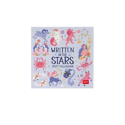 CALENDARIO 2027 da parete WRITTEN IN THE STARS quadrato LEGAMI cm18x18