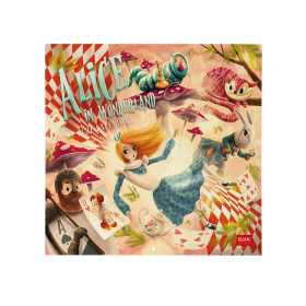 CALENDARIO 2027 da parete ALICE IN WONDERLAND quadrato LEGAMI cm30x30