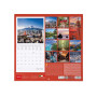 CALENDARIO 2027 da parete BEAUTY OF JAPAN quadrato LEGAMI cm30x30
