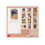 CALENDARIO 2027 da parete BELLE EPOQUE quadrato LEGAMI cm30x30