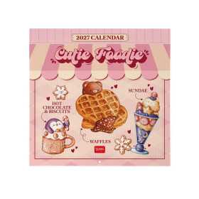 CALENDARIO 2027 da parete CUTIE FOODIE quadrato LEGAMI cm30x30