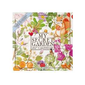 CALENDARIO 2027 da parete MY SECRET GARDEN quadrato LEGAMI cm30x30
