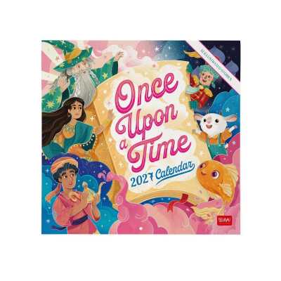 CALENDARIO 2027 da parete ONCE UPON A TIME quadrato LEGAMI cm30x30