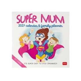 CALENDARIO 2027 da parete SUPER MUM quadrato LEGAMI cm30x30
