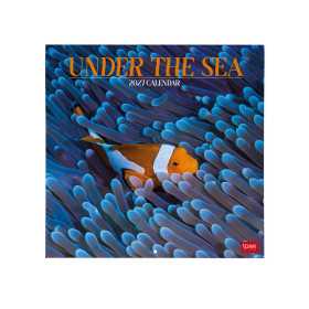 CALENDARIO 2027 da parete UNDER THE SEA quadrato LEGAMI cm30x30