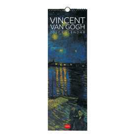 CALENDARIO 2027 da parete VINCENT VAN GOGH legami VERTICALE LEGAMI cm16x49