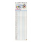 CALENDARIO 2027 da parete SUPER MUM FAMILY PLANNER legami VERTICALE cm16x49