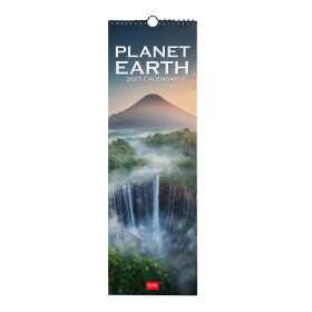 CALENDARIO 2027 da parete PLANET EARTH legami VERTICALE cm16x49