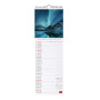 CALENDARIO 2027 da parete PLANET EARTH legami VERTICALE cm16x49