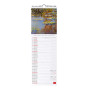 CALENDARIO 2027 da parete CLAUDE MONET legami VERTICALE cm16x49