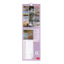 CALENDARIO 2027 da parete CLAUDE MONET legami VERTICALE cm16x49