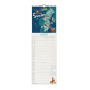 CALENDARIO 2027 da parete LET'S TRAVEL THE WORLD legami VERTICALE cm16x49