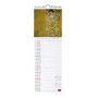 CALENDARIO 2027 da parete GUSTAV KLIMT legami VERTICALE cm16x49